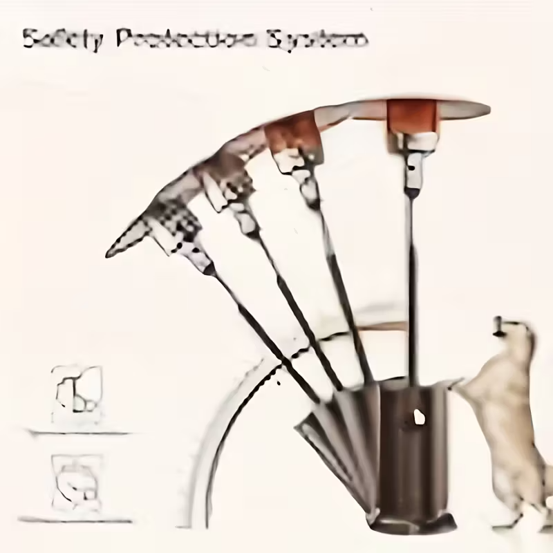 46,000 BTU Propane Patio Heater with Stainless Steel Burner and Wheels – Circular Freestanding Outdoor Heater for Large Patios, Gardens, Events, and Commercial Use, Bronze Finish