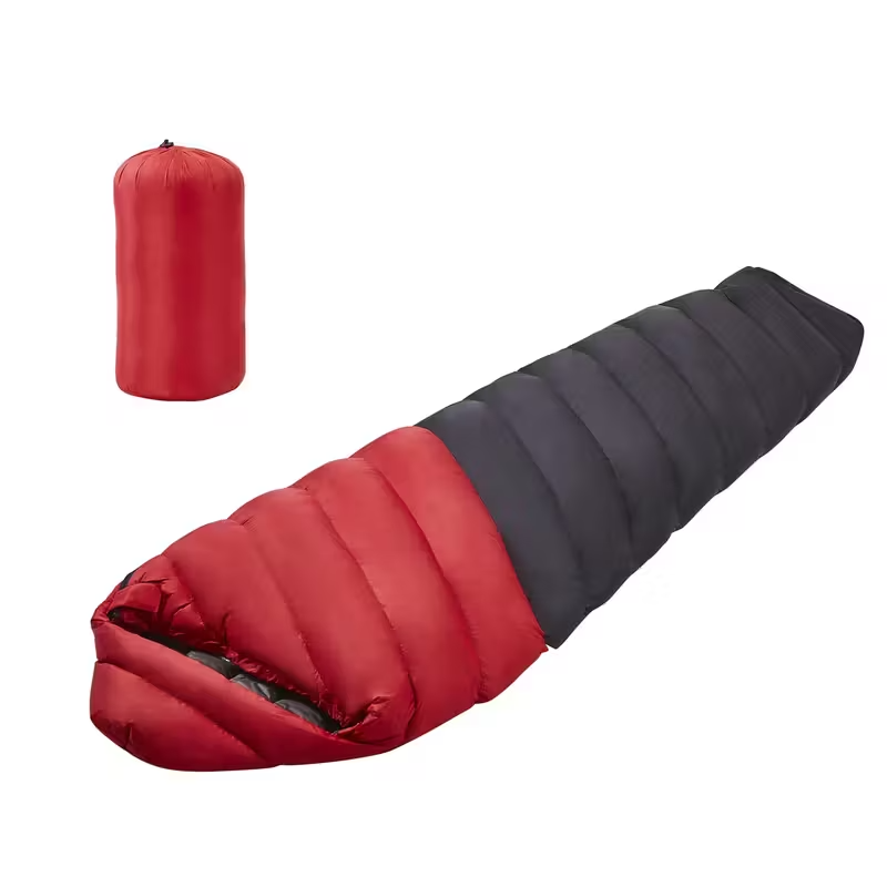 Ultralight 700 Fill Power Down Sleeping Bag – Waterproof, Sub-Zero Winter Backpacking Bag with Compression Sack, 16oz Wearable Design for Hiking & Camping