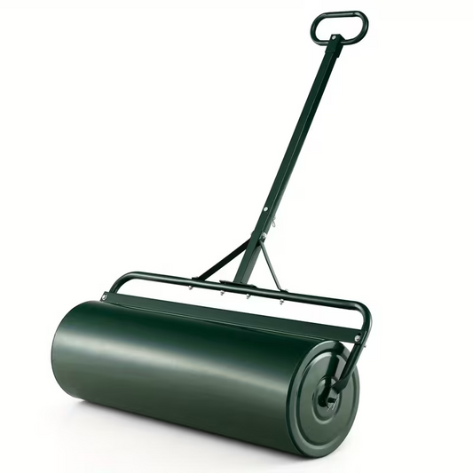 Lifezeal Lawn Roller, Push or Tow-Behind Sod Drum Roller for Tractors, Ideal for Garden, Yard, Park, and Farm Landscaping