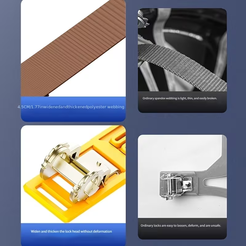 Universal 8PCS TPU Snow Chain Set – Anti-Slip Winter Tire Traction for Cars, 165–245mm Fit, Includes Storage Box & Gloves