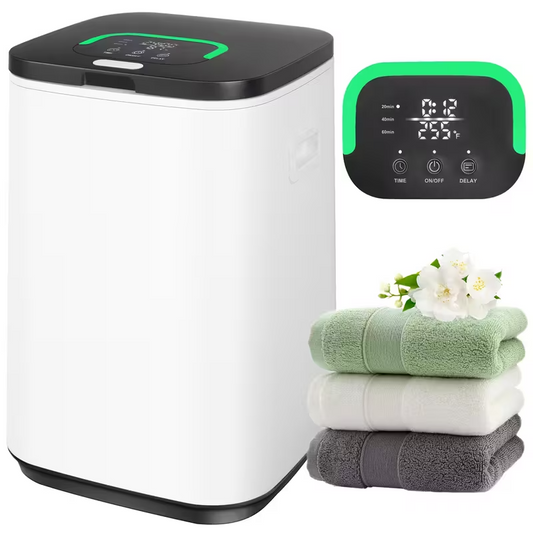 Square Towel Warmer Bucket with LED Display – 23L Large Capacity, Three Heating Levels & Delay Start Function, Ideal for Bathrooms, Bedrooms, and Spa Use