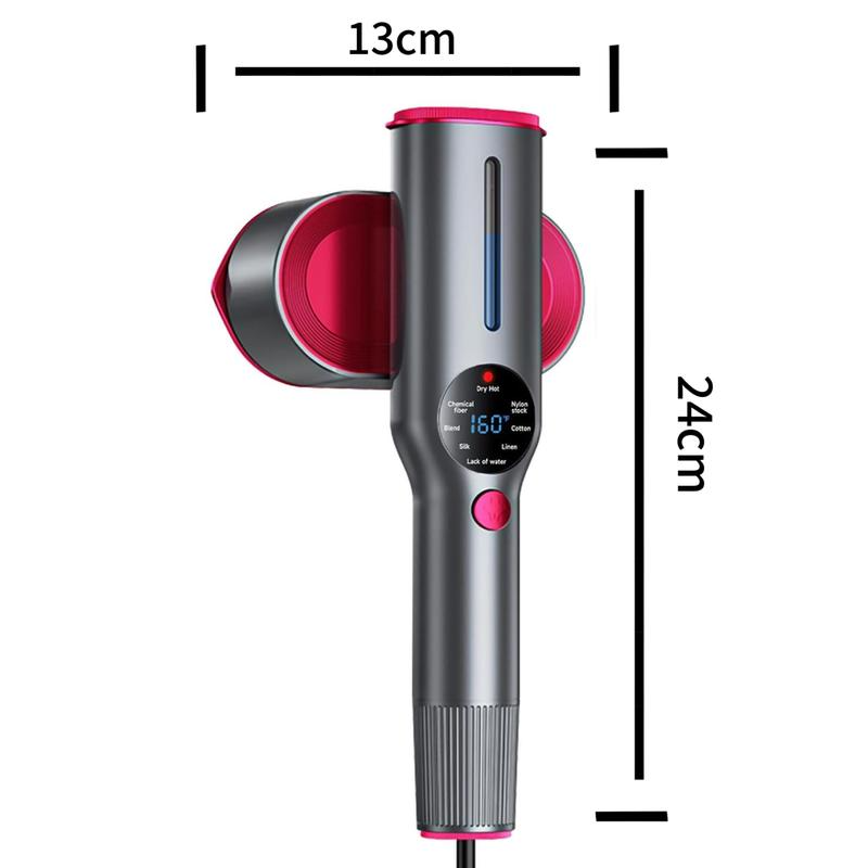 Portable Garment Steamer for Clothes, 2-in-1 Handheld Steamer and Iron, 7 Steam Modes with LED Display, Fast Heating Travel Clothing Steamer with 90-Degree Swivel Handle, Gift for Home and Travel