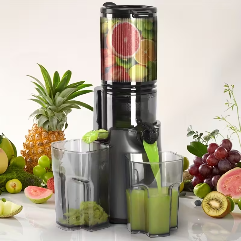 350W Cold Press Masticating Juicer with Wide Feed Chute – Slow Juicer for Whole Fruits & Vegetables, High Juice Yield, Low Oxidation, Easy-to-Clean Design, Ideal Kitchen Essential & Gift