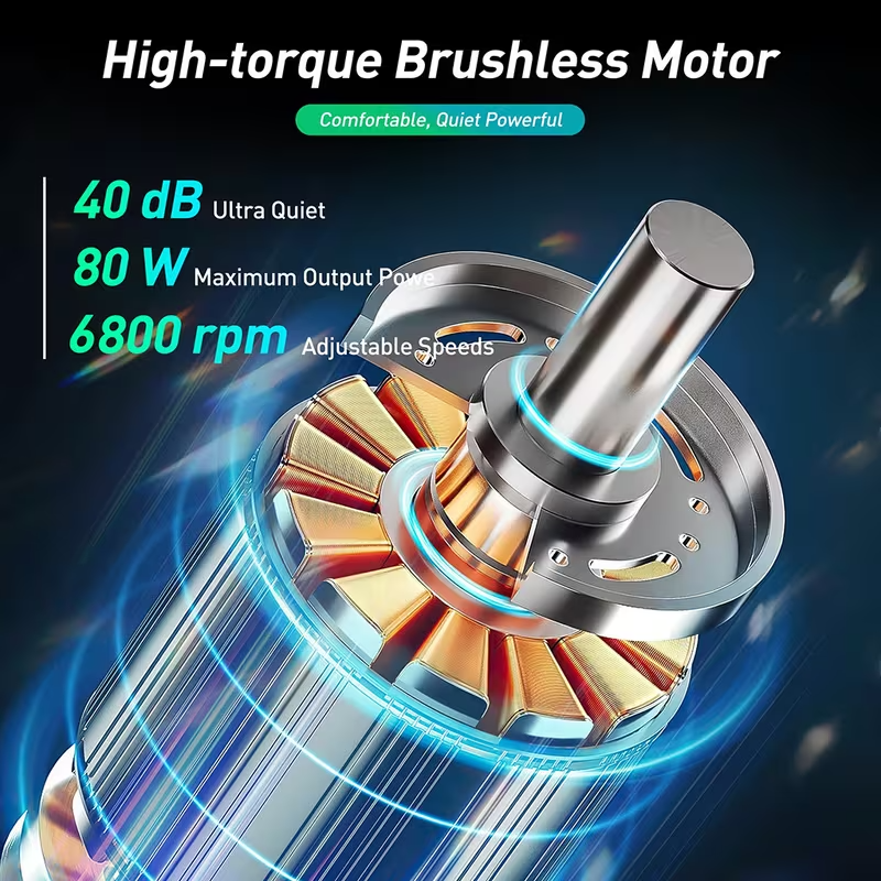 Handheld Deep Tissue Massage Device – Quiet Portable Percussion Massager with 99 Adjustable Speeds for Professional Muscle and Fascia Therapy