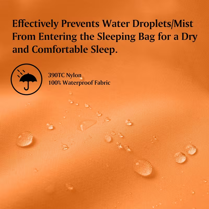 Ultralight 700 Fill Power Down Sleeping Bag – Waterproof, Sub-Zero Winter Backpacking Bag with Compression Sack, 16oz Wearable Design for Hiking & Camping