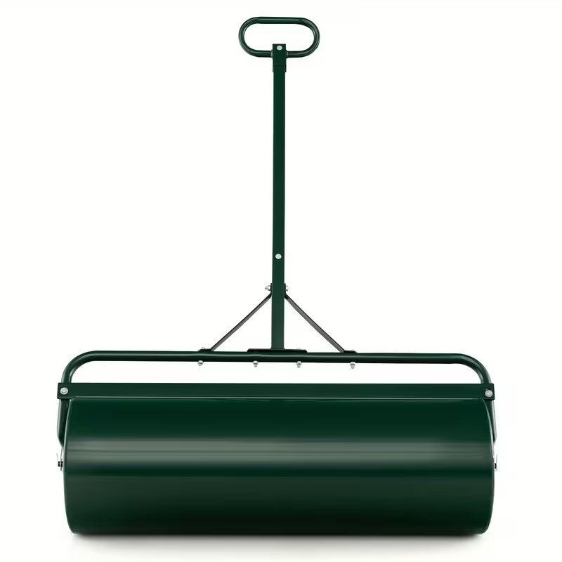 Lifezeal Lawn Roller, Push or Tow-Behind Sod Drum Roller for Tractors, Ideal for Garden, Yard, Park, and Farm Landscaping