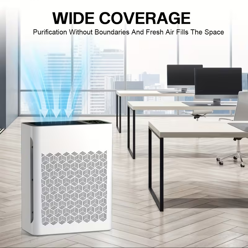 HEPA Air Purifier for Large Rooms up to 2000 sq ft – Home Air Purifier with PM2.5 Air Quality Display, Smart Auto Mode, Timer Function, Quiet Operation – Ideal for Homes, Offices, and Family Rooms