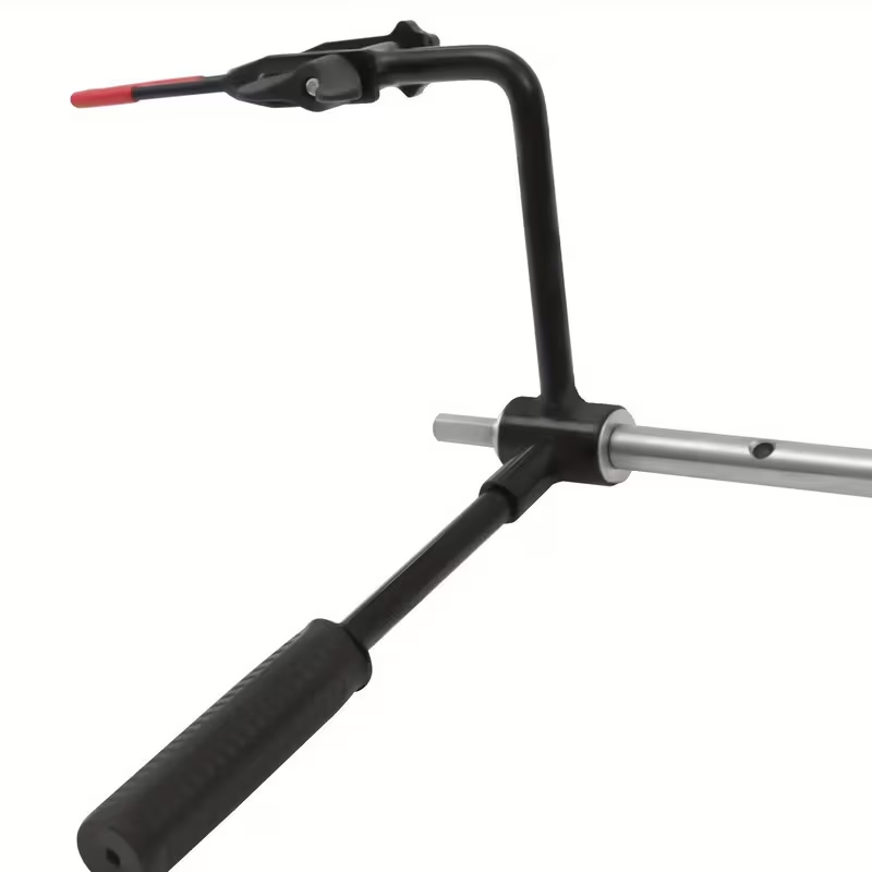 8" Ice Auger Bit + 14" Extension Rod – Heavy-Duty Ice Fishing Drill Kit, Adjustable Adapter for Cordless Drills