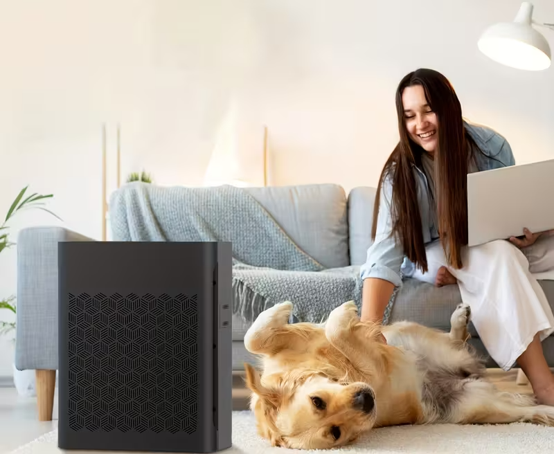 HEPA Air Purifier for Large Rooms up to 2000 sq ft – Home Air Purifier with PM2.5 Air Quality Display, Smart Auto Mode, Timer Function, Quiet Operation – Ideal for Homes, Offices, and Family Rooms