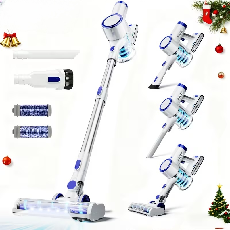 2-in-1 Robot Vacuum and Mop Combo with App & Voice Control, 5000Pa Strong Suction, Automatic Recharge, Scheduled Cleaning, Suitable for Pet Hair, Hard Floors, and Low Carpets, Smart Home Robotic Vacuum with Rechargeable Battery