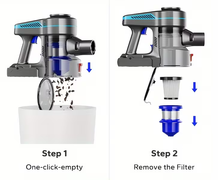 2-in-1 Robot Vacuum and Mop Combo with App & Voice Control, 5000Pa Strong Suction, Automatic Recharge, Scheduled Cleaning, Suitable for Pet Hair, Hard Floors, and Low Carpets, Smart Home Robotic Vacuum with Rechargeable Battery