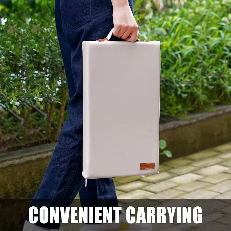 All-in-One Gardening Tool Set with Thick Kneeling Pad – Heavy-Duty Stainless Steel Tools, Ergonomic Non-Slip Handles, Multi-Piece Kit with Trowel, Shovel, Rake, Pruning Shears, Watering Can & Storage Bag – Ideal for Home Gardening & Landscaping