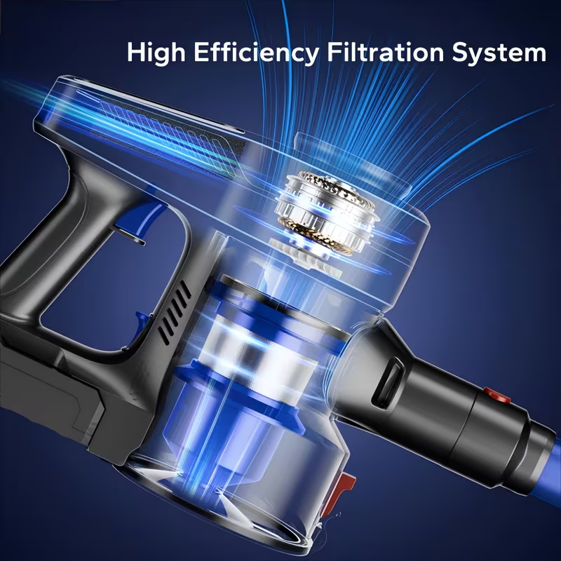 2-in-1 Robot Vacuum and Mop Combo with App & Voice Control, 5000Pa Strong Suction, Automatic Recharge, Scheduled Cleaning, Suitable for Pet Hair, Hard Floors, and Low Carpets, Smart Home Robotic Vacuum with Rechargeable Battery