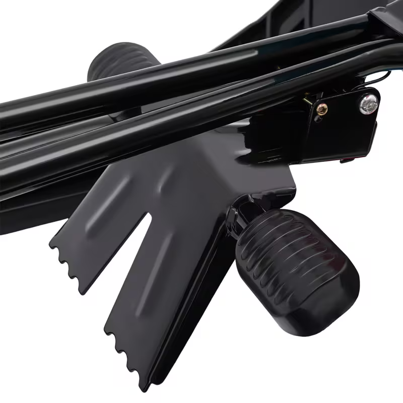 Blue Snow Racer Sled with Steering Wheel and Brakes, Heavy-Duty Steel Frame, 220 lbs Capacity All-Terrain Sled for Kids, Teens, and Adults, Smooth Ride on Snow, Ice, Grass, and Sand