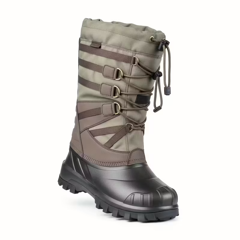 21" Snowshoes with Adjustable Trekking Poles – Red/Black Lightweight Snowshoe Set for Men, Women & Youth, Ideal for Snow Hiking & Cross-Country Walking